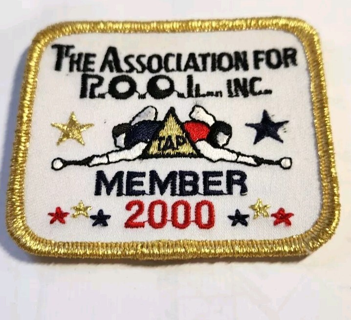 TAP The Association for Pool 2000 Member Patch