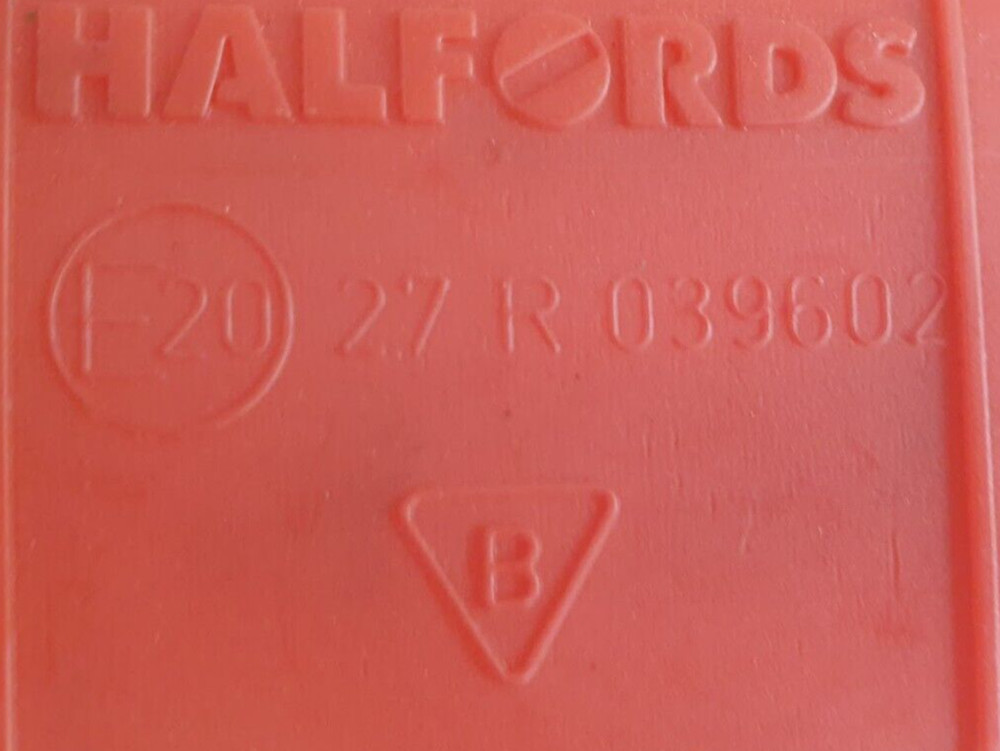 Halfords Emergency Hazard Warning Triangle with Case Reflective Roadside Safety