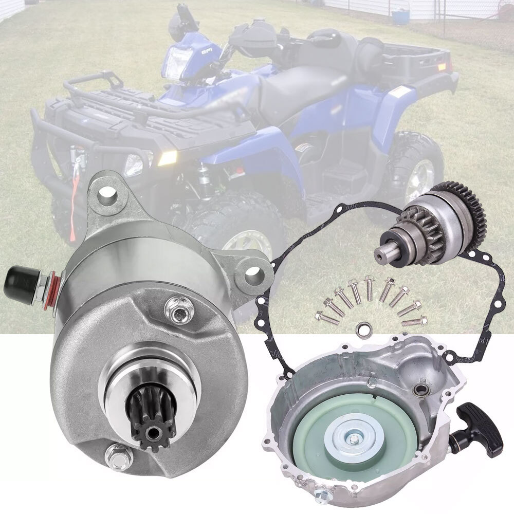 Complete Recoil Pull Start & Starter & Drive Assembly For Polaris Scrambler 500