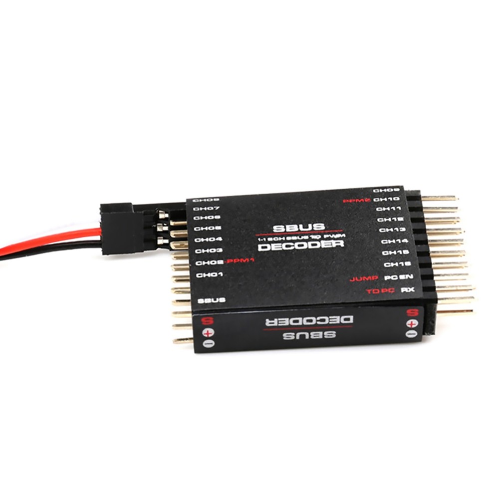 SBUS to PWM / PPM Decoder 16CH Supporting Computer Side Settings For Frsky
