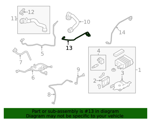 Genuine Ford Oxygen Sensor H1BZ-9F472-B