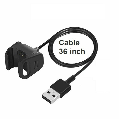 Replacement USB Charger Charging Cable Dock 3ft For Fitbit Charge 3 / Charge 4