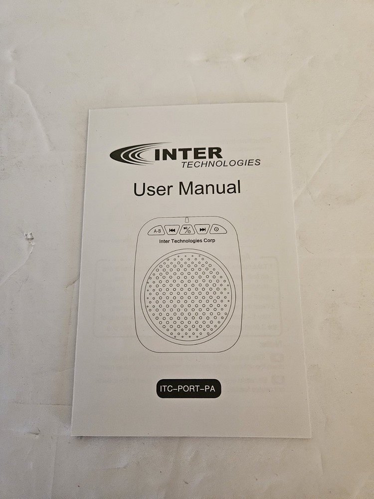 Inter Technologies Original Voice Amplifier New In Open Box