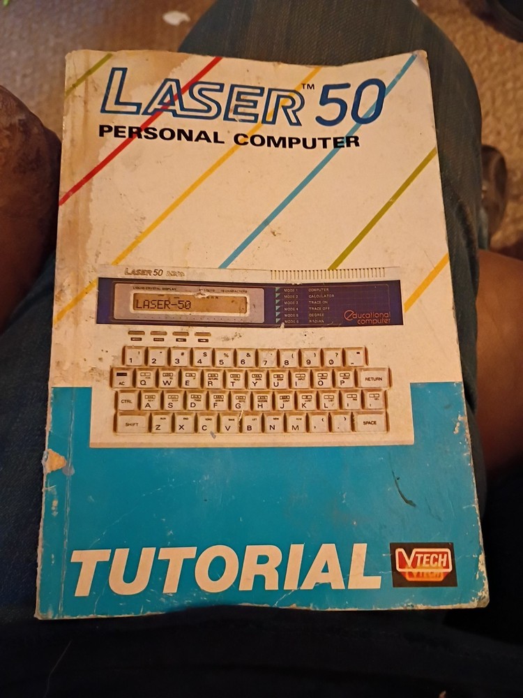Vtg Educational Book Laser 50 Personal Computer Manual Tutorial 1984 Westrick
