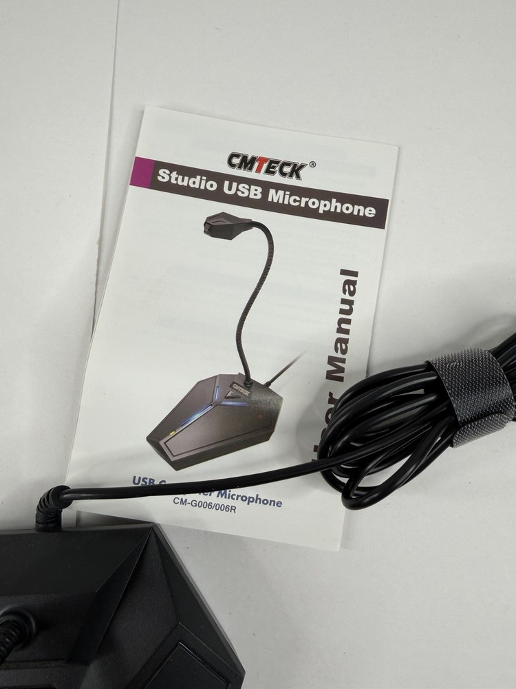 CMTECK Studio USB Computer Omni-directional Mic. - Never Used