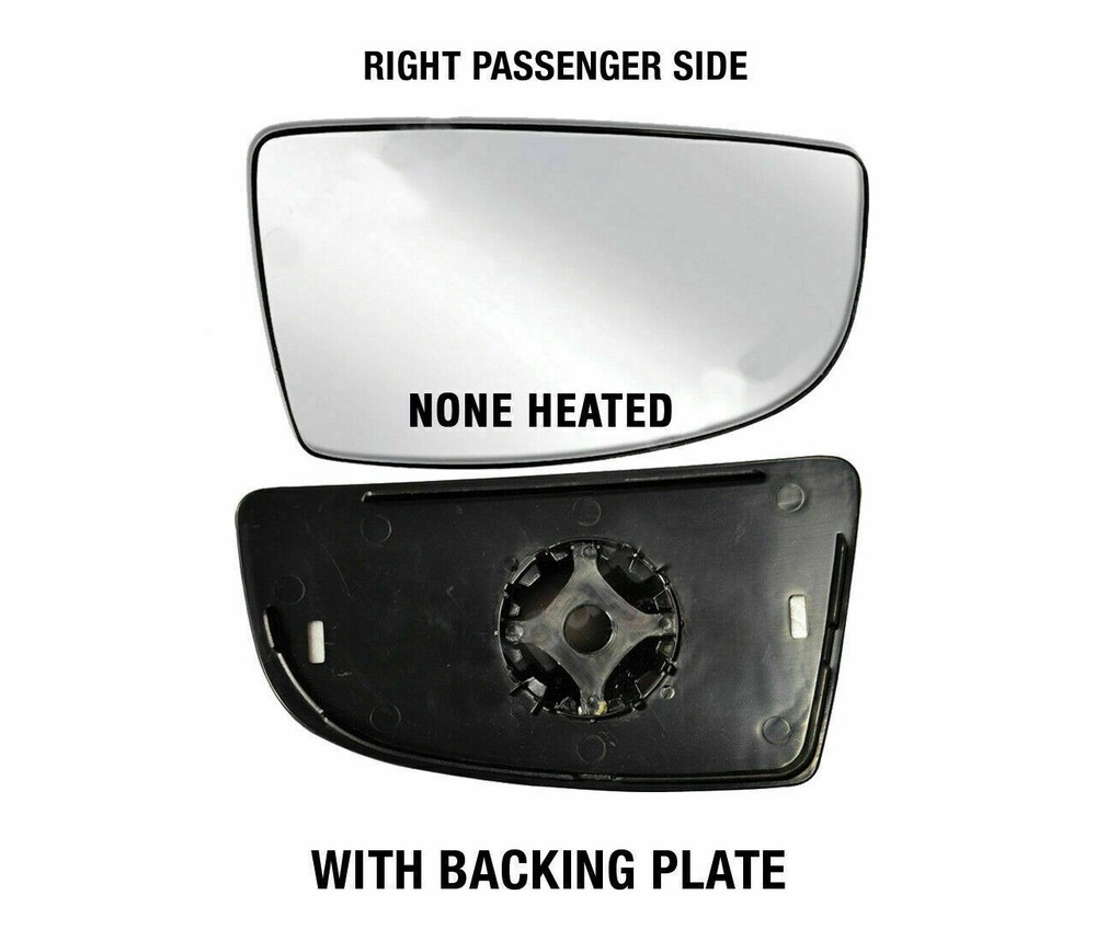 Replacement Lower Mirror Glass Right Passenger Side for 2014 - 2018 Ford Transit