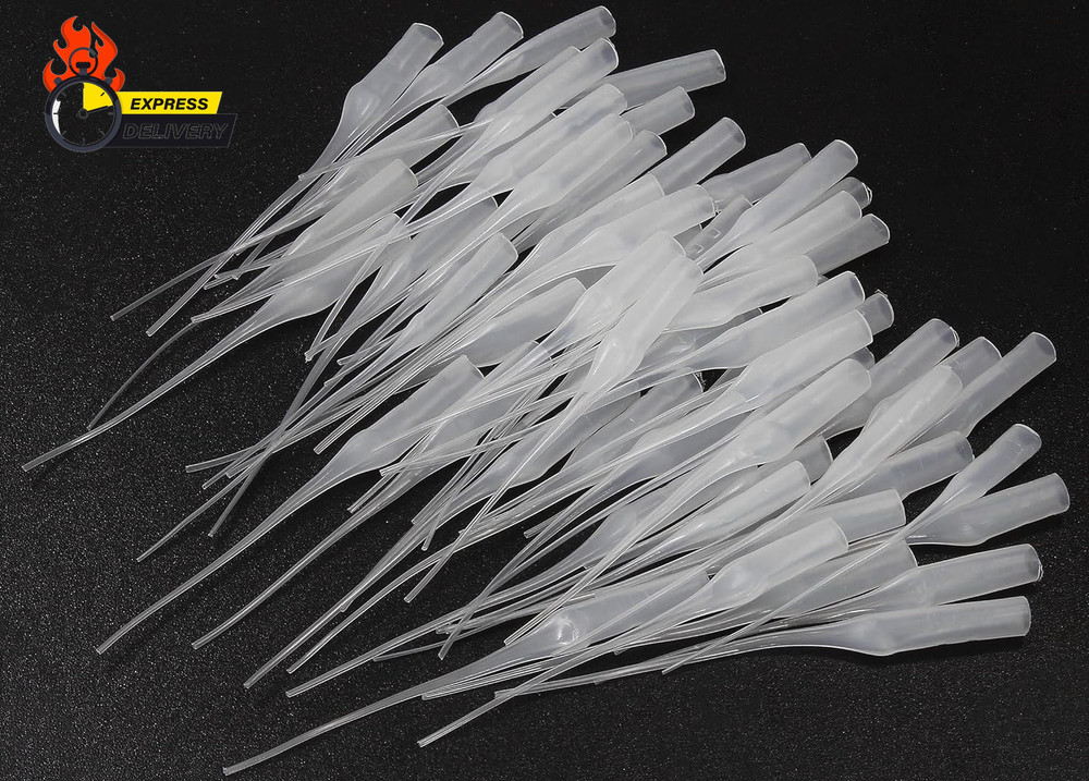 200Pcs Micro CA Glue Tips, Precision CA Applicator Tips Glue Tip Extender for DI