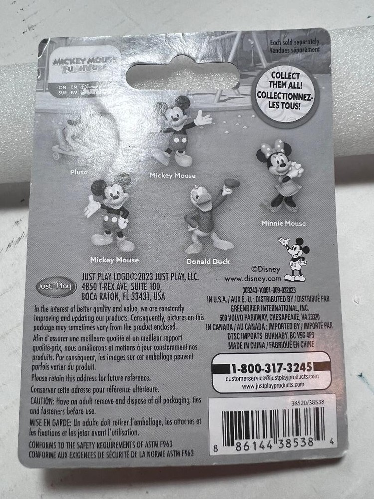 Disney Junior Mickey Mouse Funhouse Micro Collection Figure in original package