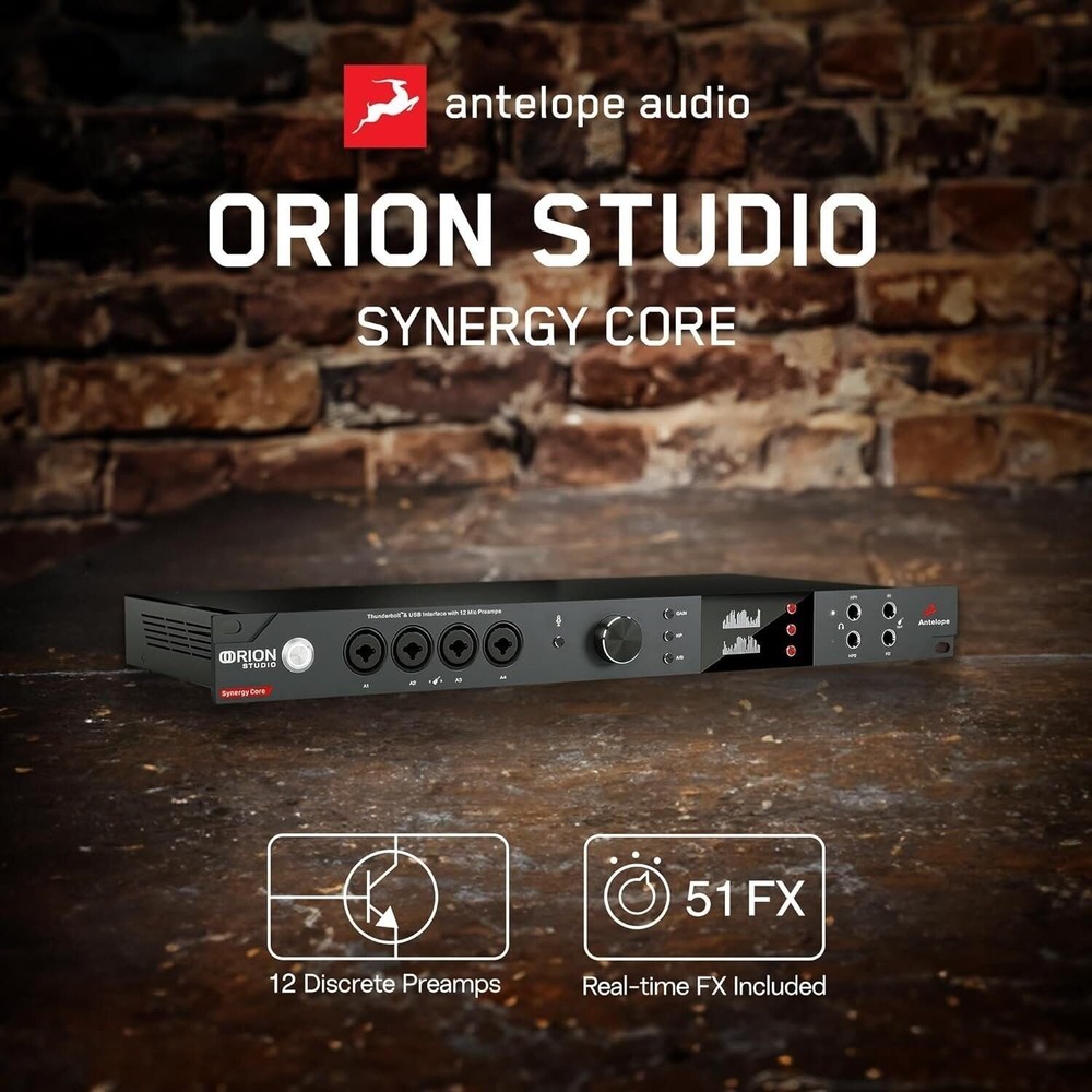 Orion Studio Synergy Core Thunderbolt 3 Interface and USB Audio Interface...