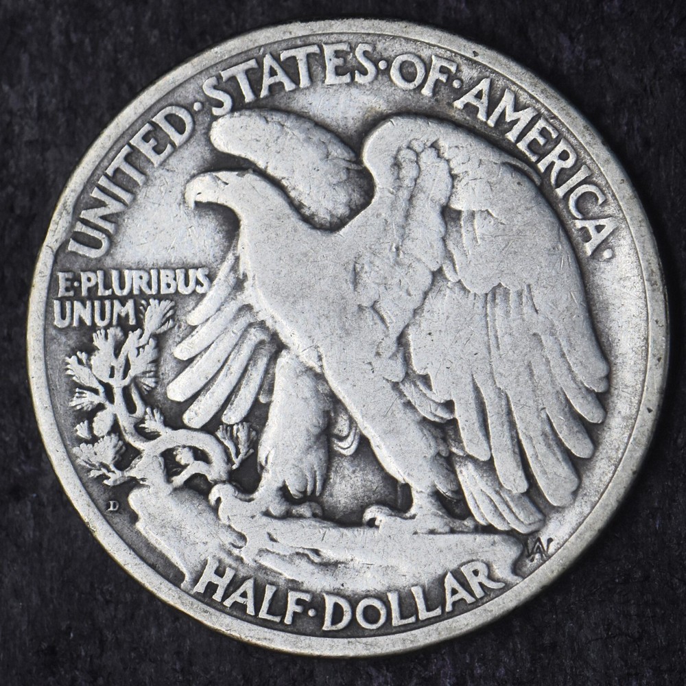 1920-D Walking Liberty Half Dollar 50C - COINGIANTS -