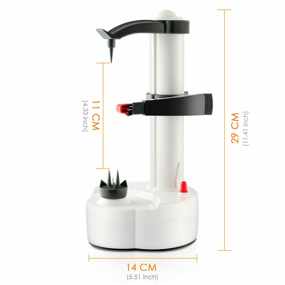 Automatic Peeling Machine For Fruit Apple Potato Peeler Corer Cutter Slicer US