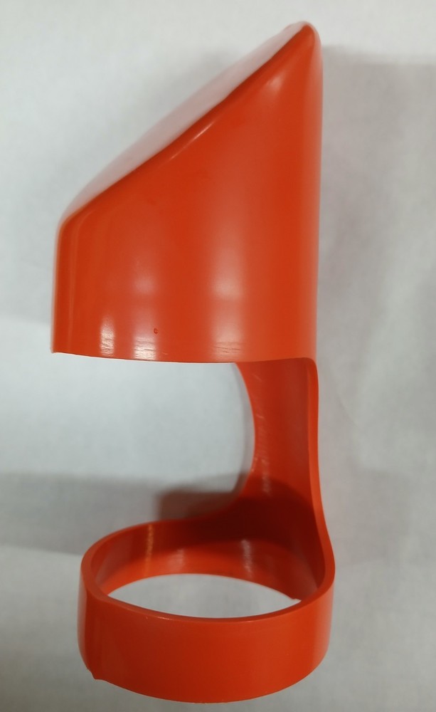 (2)"Orange Polymer raincap