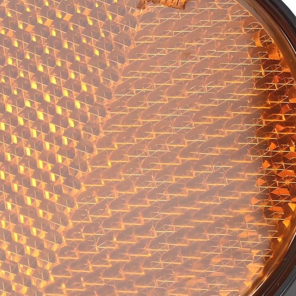 Round reflector 55mm orange screwable