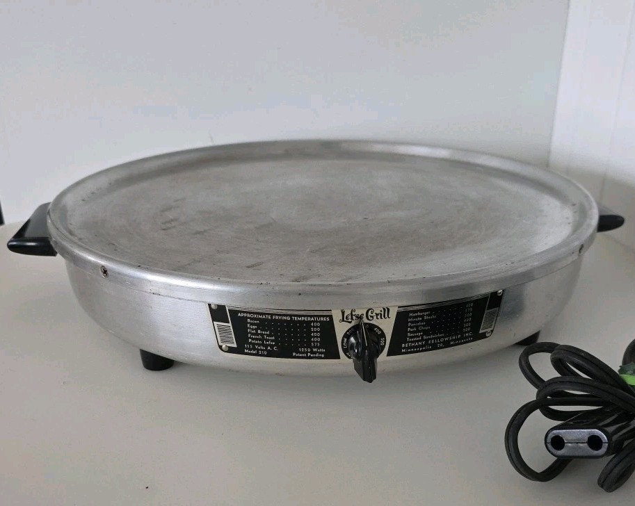 VTG Bethany Lefse Grill Model 210 Griddle TESTED