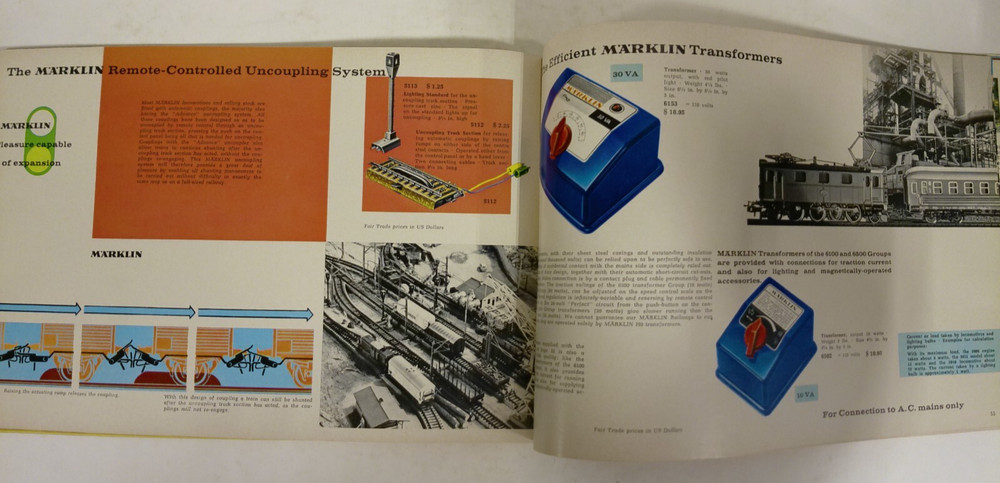 Vintage Marklin 1967/68 Catalog