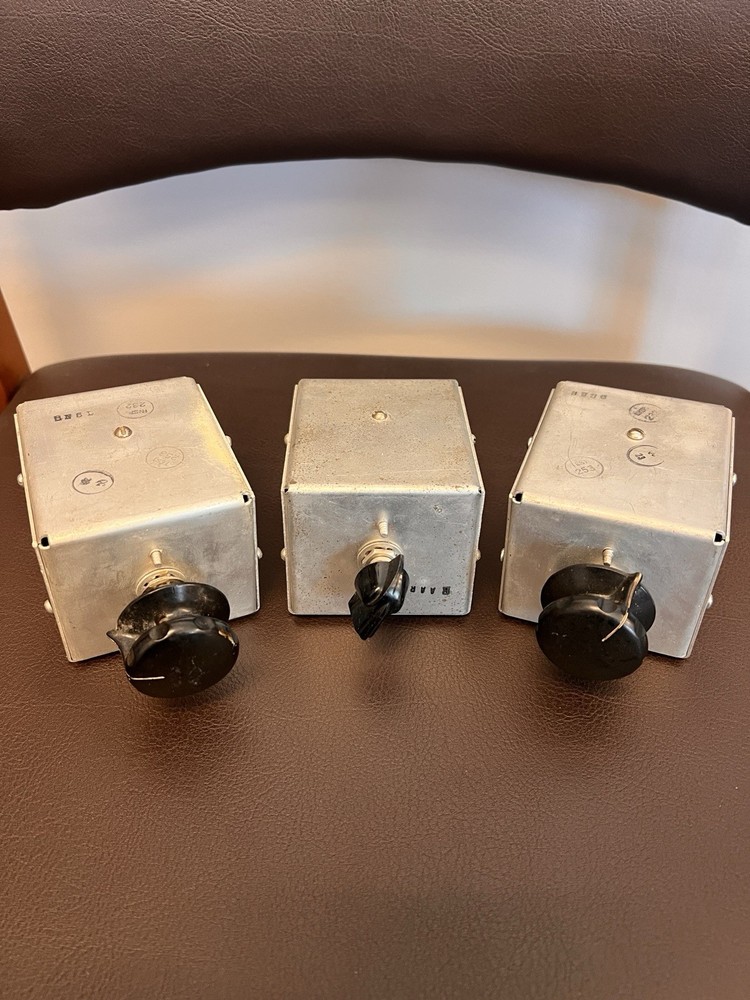 3 Vintage RCA MI-11752 Program Tube Pre Amplifier Studio Console Line Equalizer