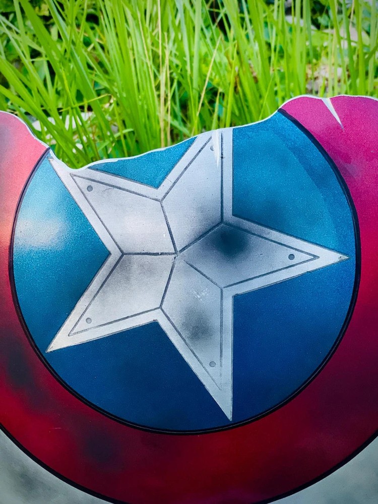 Marvel Legend Captain America Broken Shield Avengers End Game Broken Shield