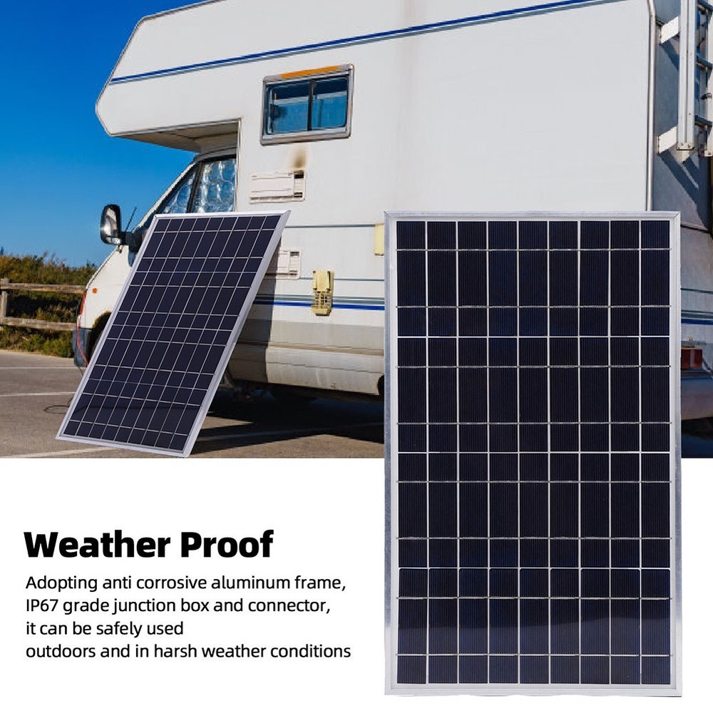 100W Solar Panel Kit,Panels Module 100w With Controller Solar Panel Kit New