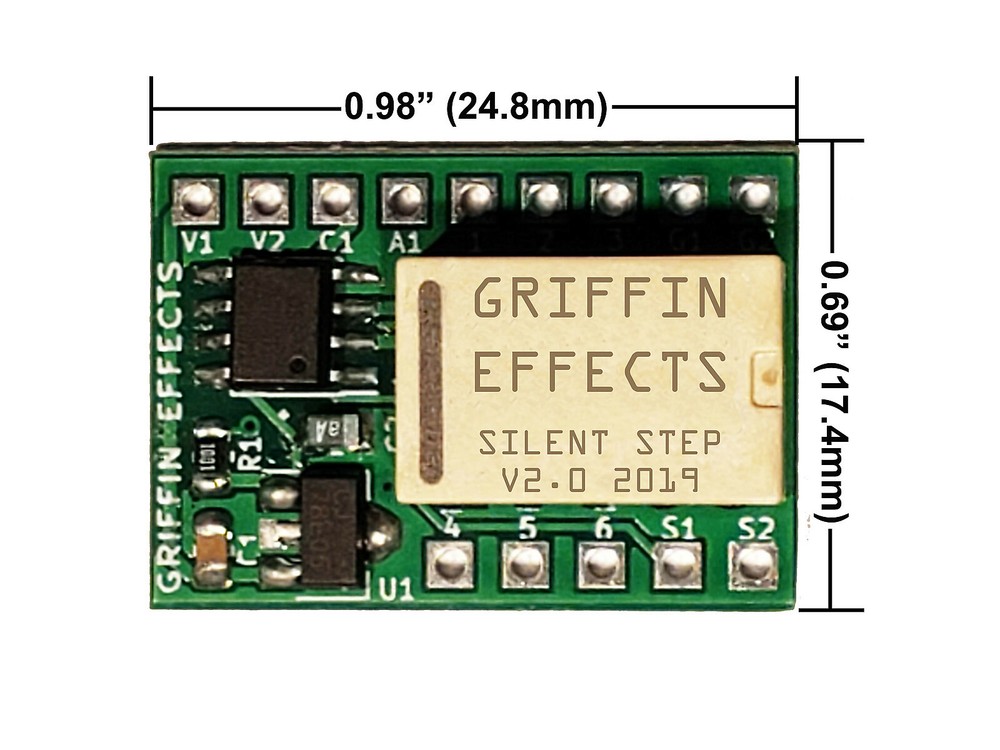 Griffin Effects Silent Step True Bypass Relay Module for DOD Boss Ibanez Project