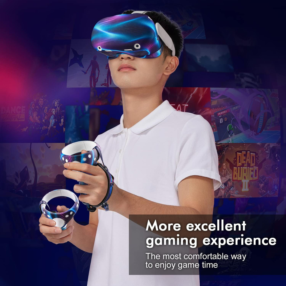 Accessories for Oculus Quest 2, VR Accessory Set for Meta Quest 2, Include Contr