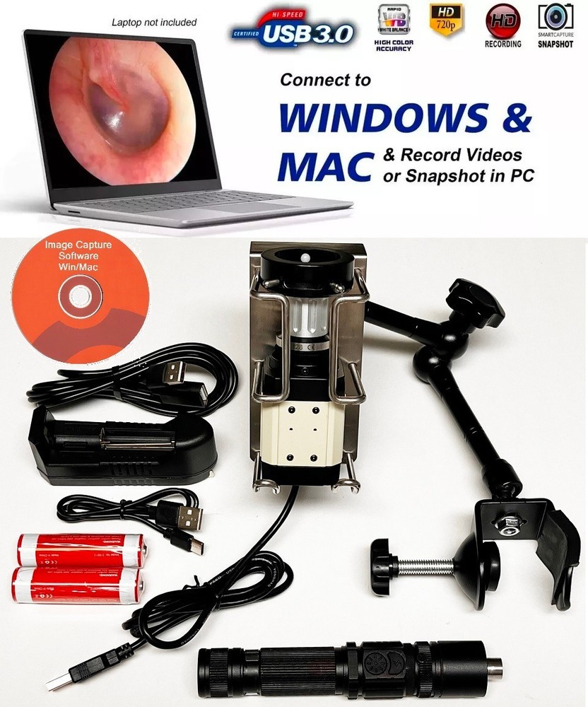 Rigid Endoscope Endoscopy for Dyonics HD USB Camera+Coupler+Light Source+Mount