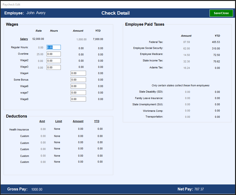 Payroll PRO software for Windows 10 /11- CD- Includes 12 month license