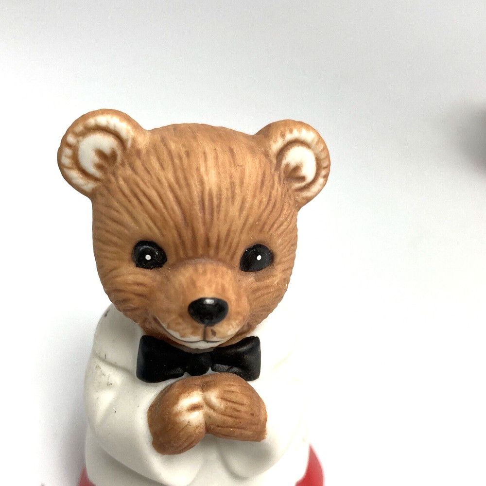 Ceramic Choir Bear Figurines