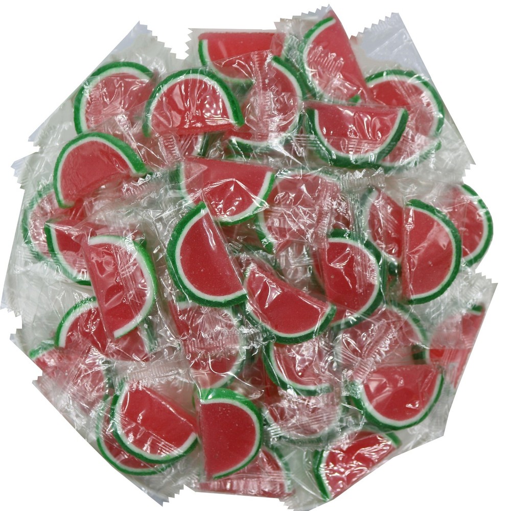 WATERMELON JELLY FRUIT SLICE INDIVIDUALLY WRAPPED