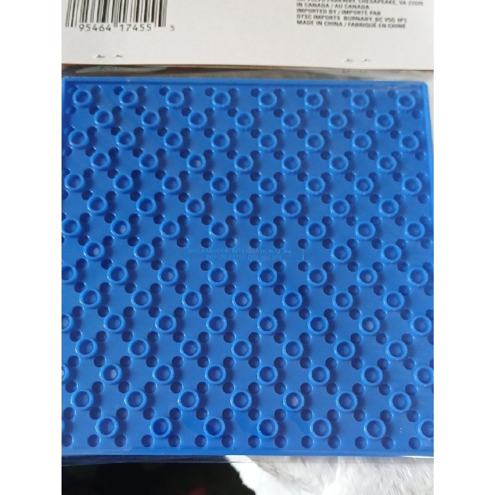 Make-It Blocks Base Plate - Bright Blue 5x5. Fits All Leading Brands