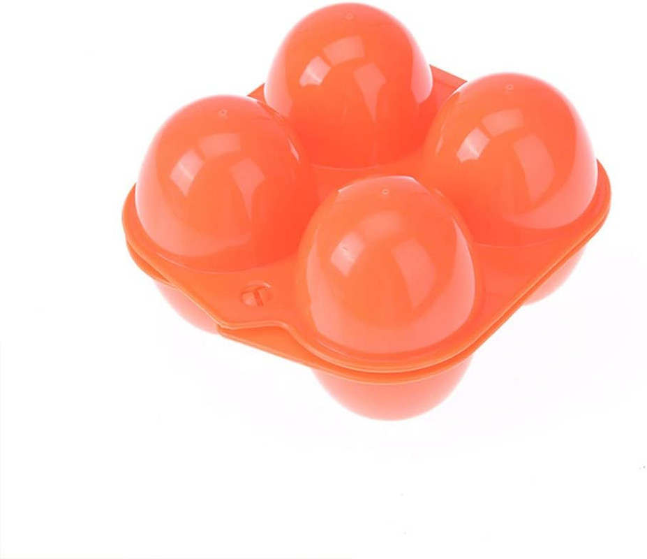 Portable Camping Carrier For 4 Eggs Case Box Kitchen Convenient Container Egg St