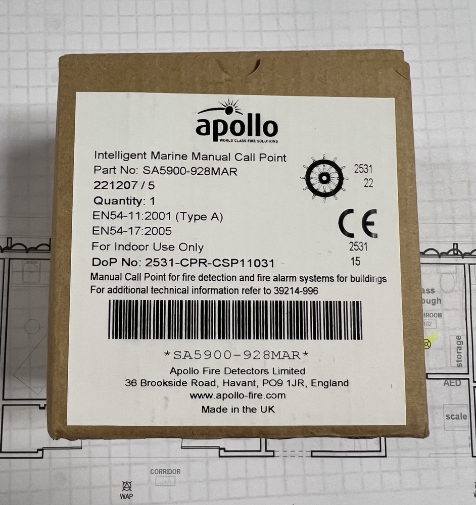 SA5900-928MAR APOLLO MANUAL CALL POINT