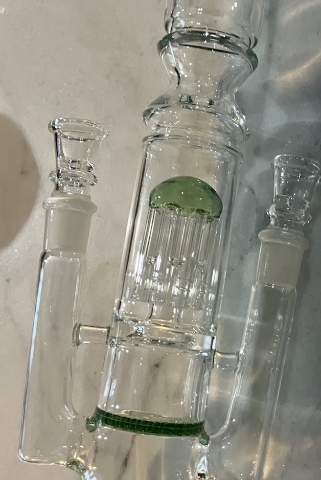 glass water bong 18”