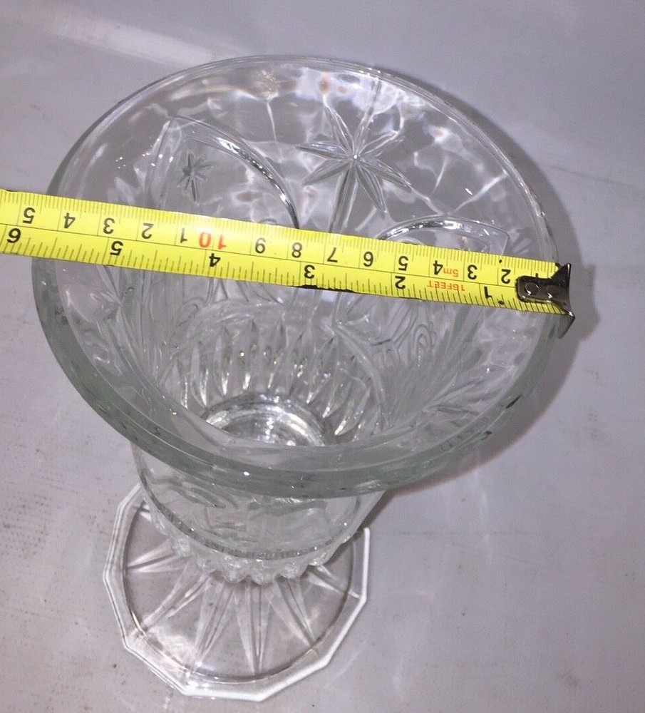 Unique Mary and Joseph Pattern Crystal Candlestick Holder - 2 pcs - Great Find!