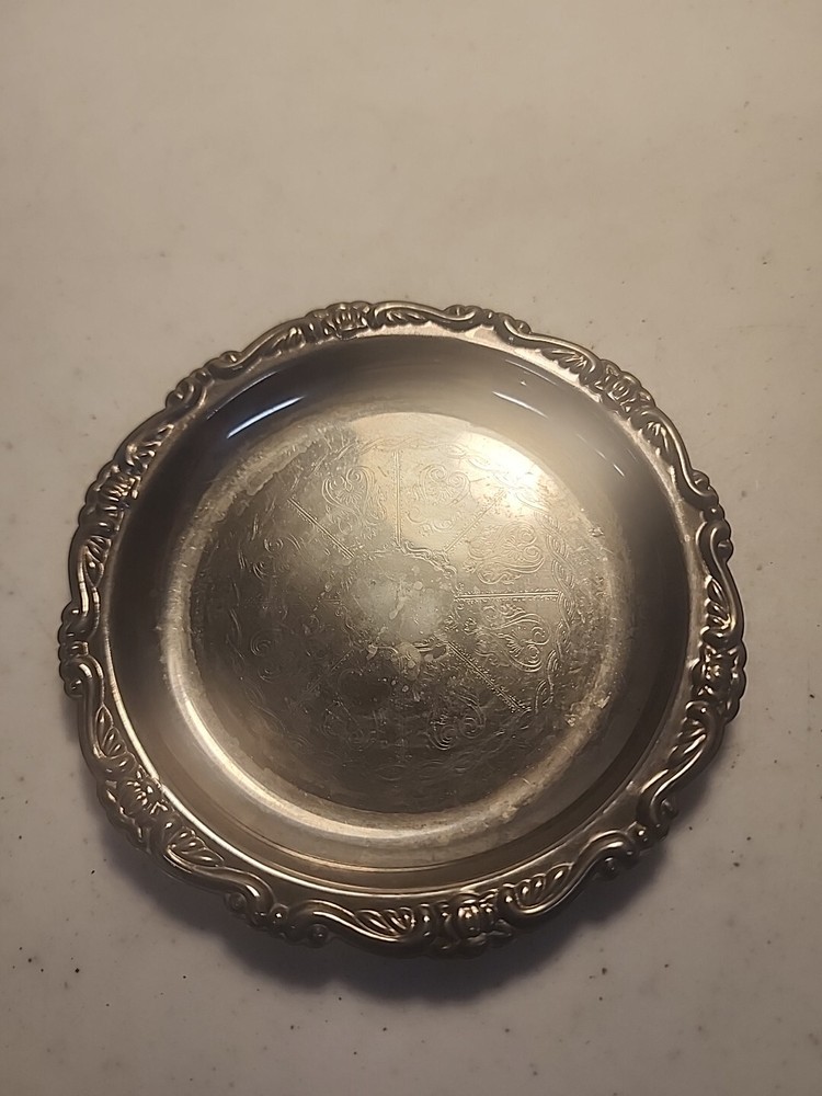 Vintage Silver Plate Coaster