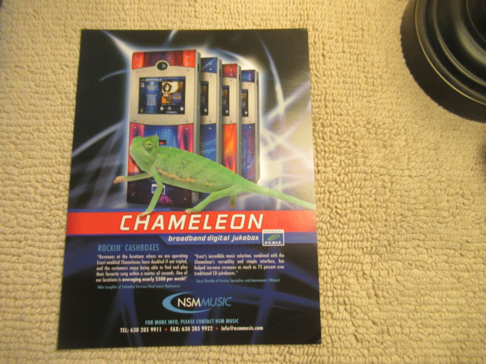 NSM  JUKEBOX  chameleon   FLYER