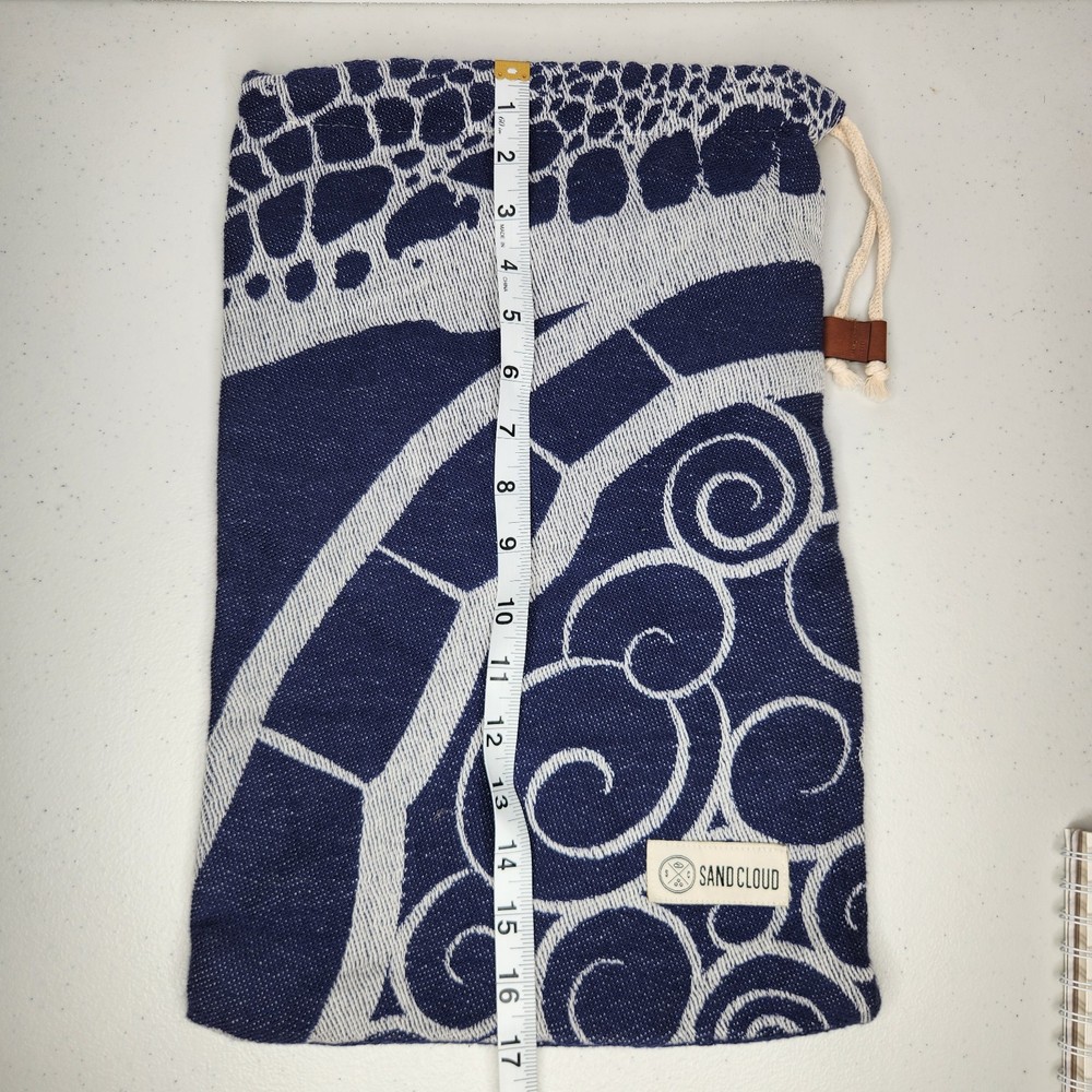Sandcloud Blue Pouch Bag with Drawstring