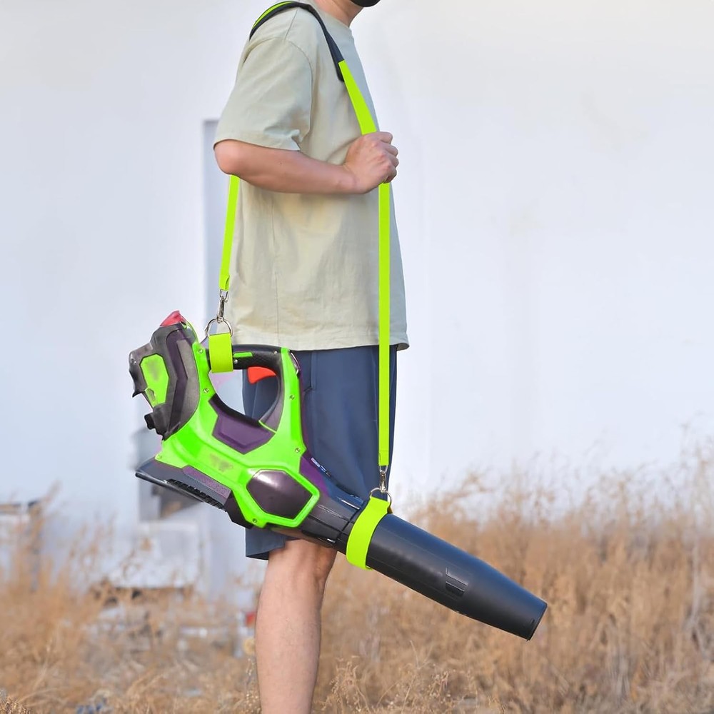 Universal Shoulder Strap for Leaf Blower & String Trimmer, Compatible Green