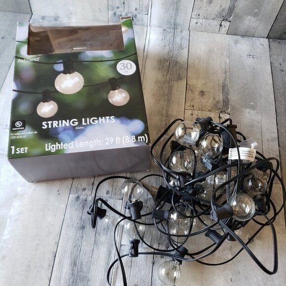 Ashland String Lights (parts only) missing some glass light bulbs - replacements