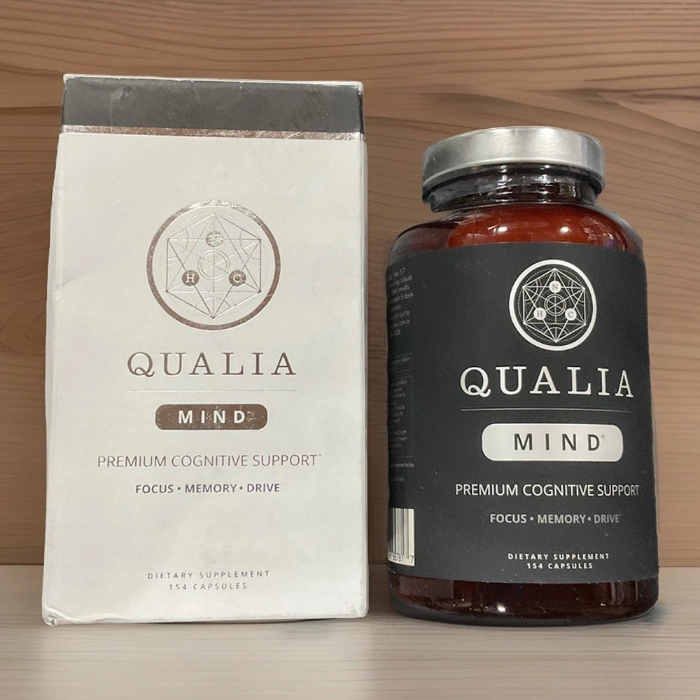 Qualia Mind Focus Memory Cognitive Support 154 Capsules
