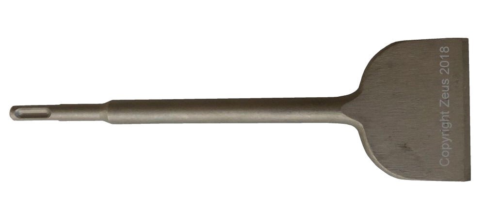 SDS PLUS CHISEL 75mm WIDE ROTARY HAMMER FLAT TILE SCRAPING JACKHAMMER DRILL SDS+