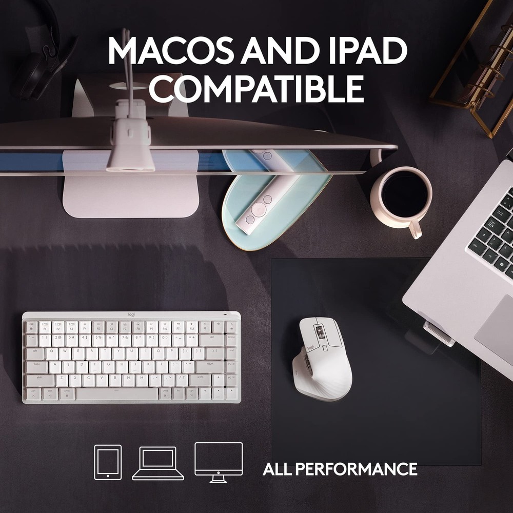 Logitech MX Master 3S for Mac - Wireless Bluetooth Mouse with Ultra-Fast