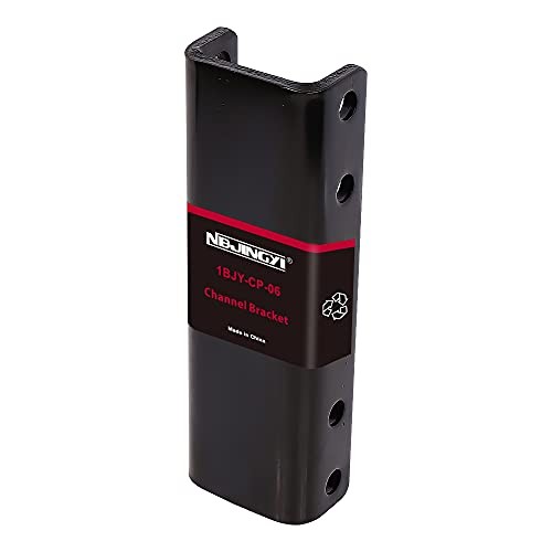 5-Position Adjustable Trailer Coupler Channel Bracket, 3" Inner Width with 2"