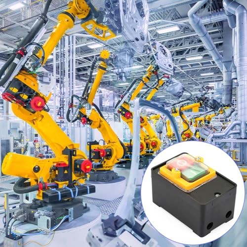 Waterproof Push Button Switch, On Off Start Stop Electric Motor Switch Box