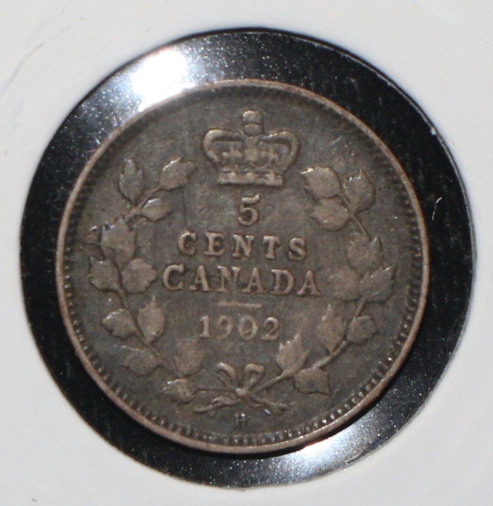 1902 Canada Five Cent Coin - 07918