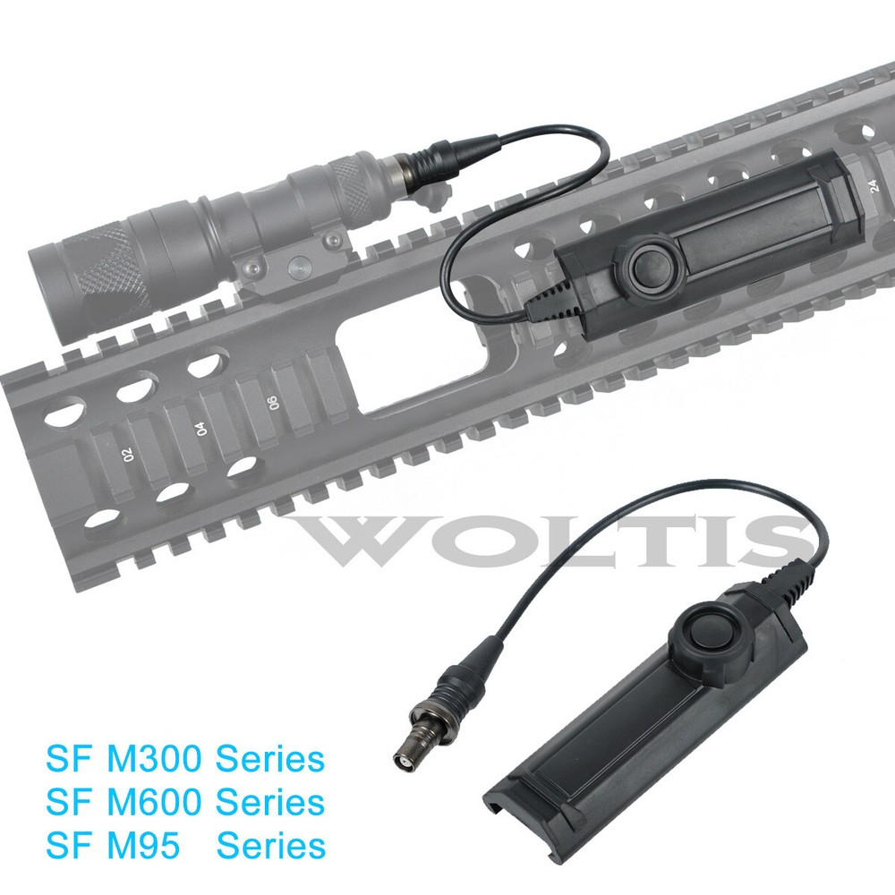 Tactical Flashlight Pressure Switch Flashlight Remote Switch for M300 M600 Light