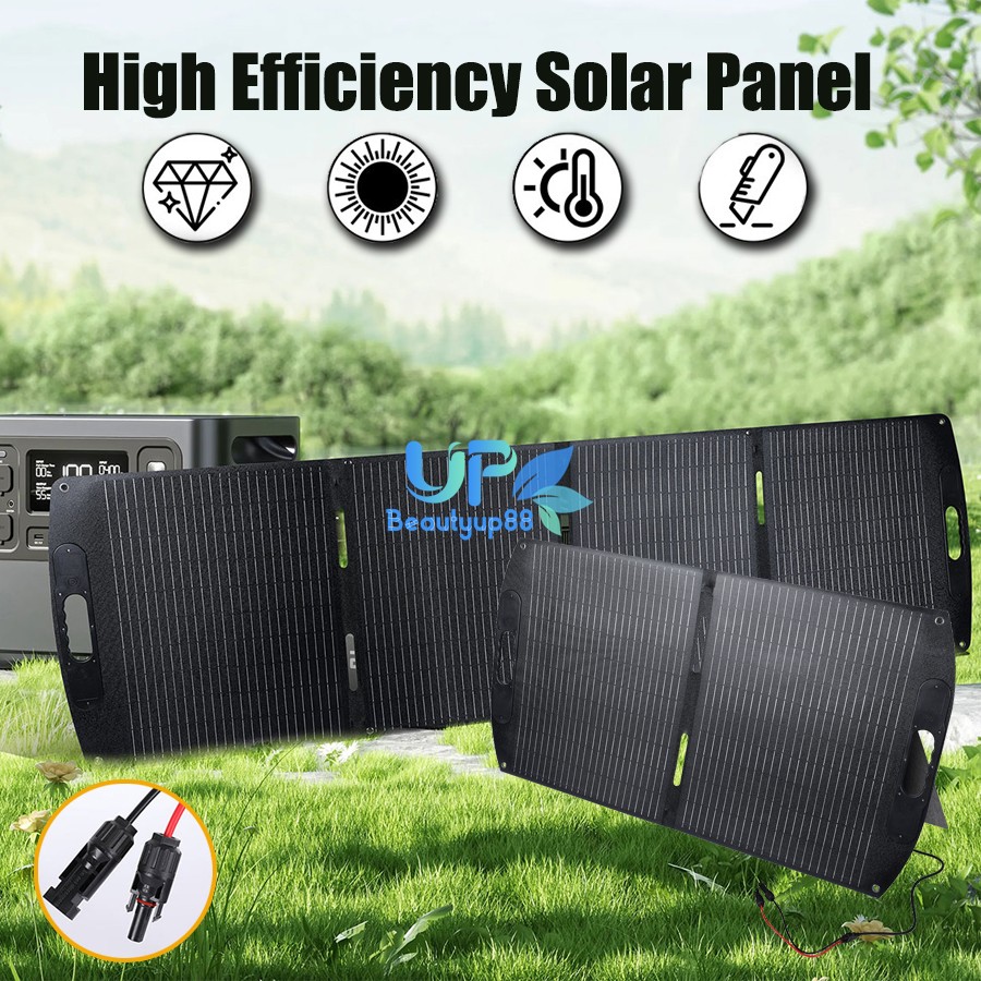 100w - 200w Foldable Solar Panel Portable Solar Charger Rv Camping Solar System
