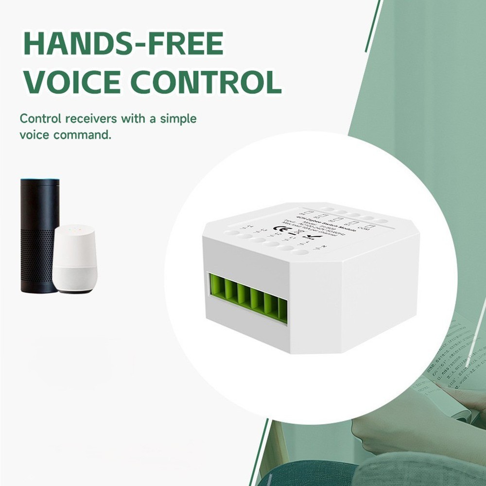 For Tuya For Zigbee Smart Switch Module 16A App Voice Control Timer Countdown