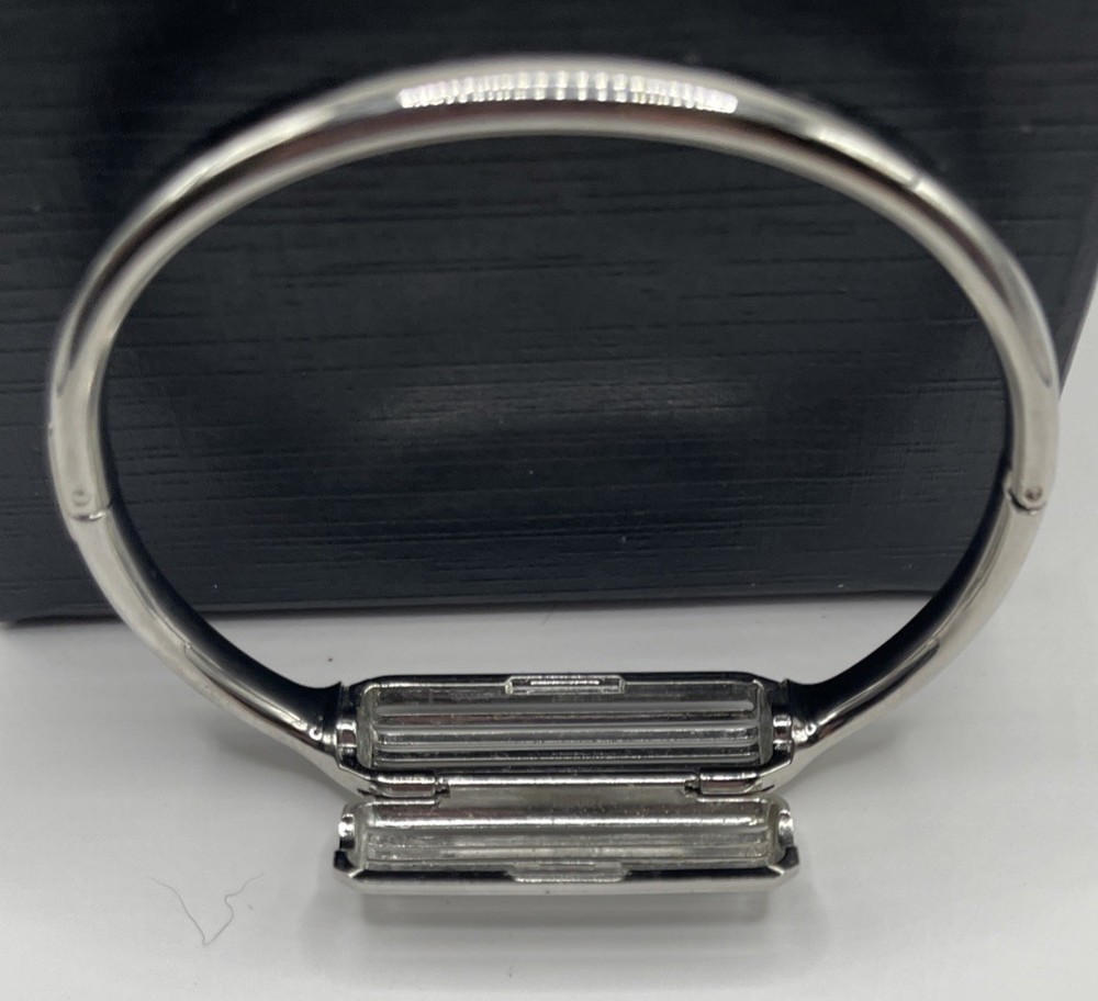 Fitbit Flex 2 Metal Bangle Bracelet Band Silver Tone