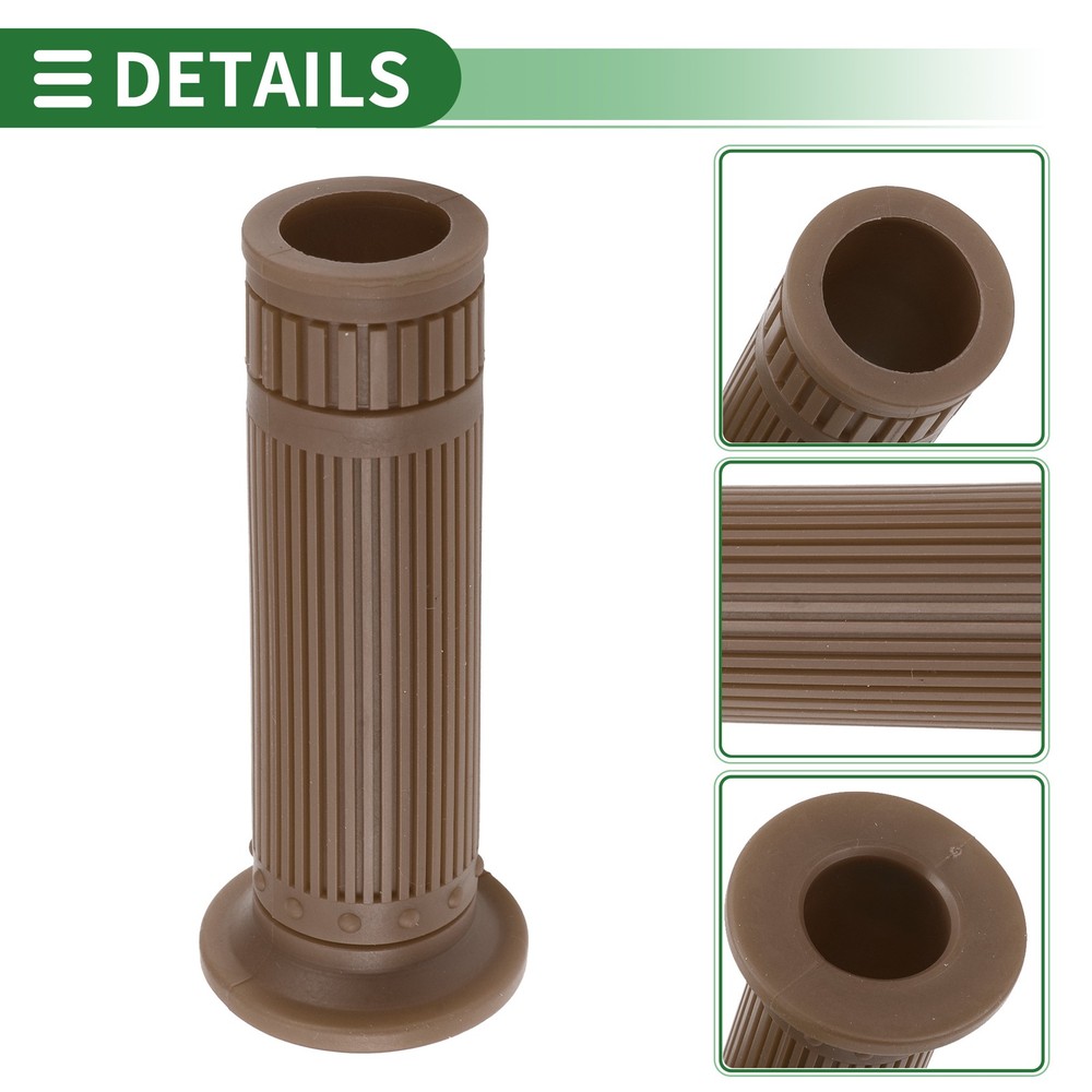 Motorcycle Knobs 1" 25mm TPU Light Brown