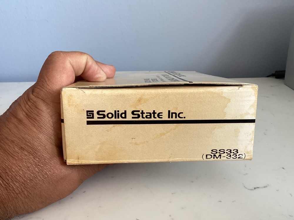 ORIGINAL BOX AUTHENTIC SOLID STATE INC. DIGITAL MULTIMETER SS33 (DM-332) NO RES